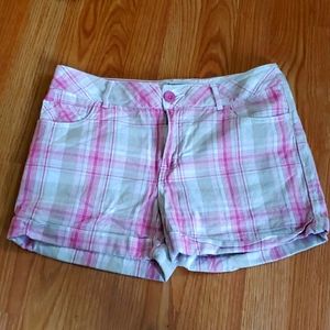 Route 66 pink and tan shorts